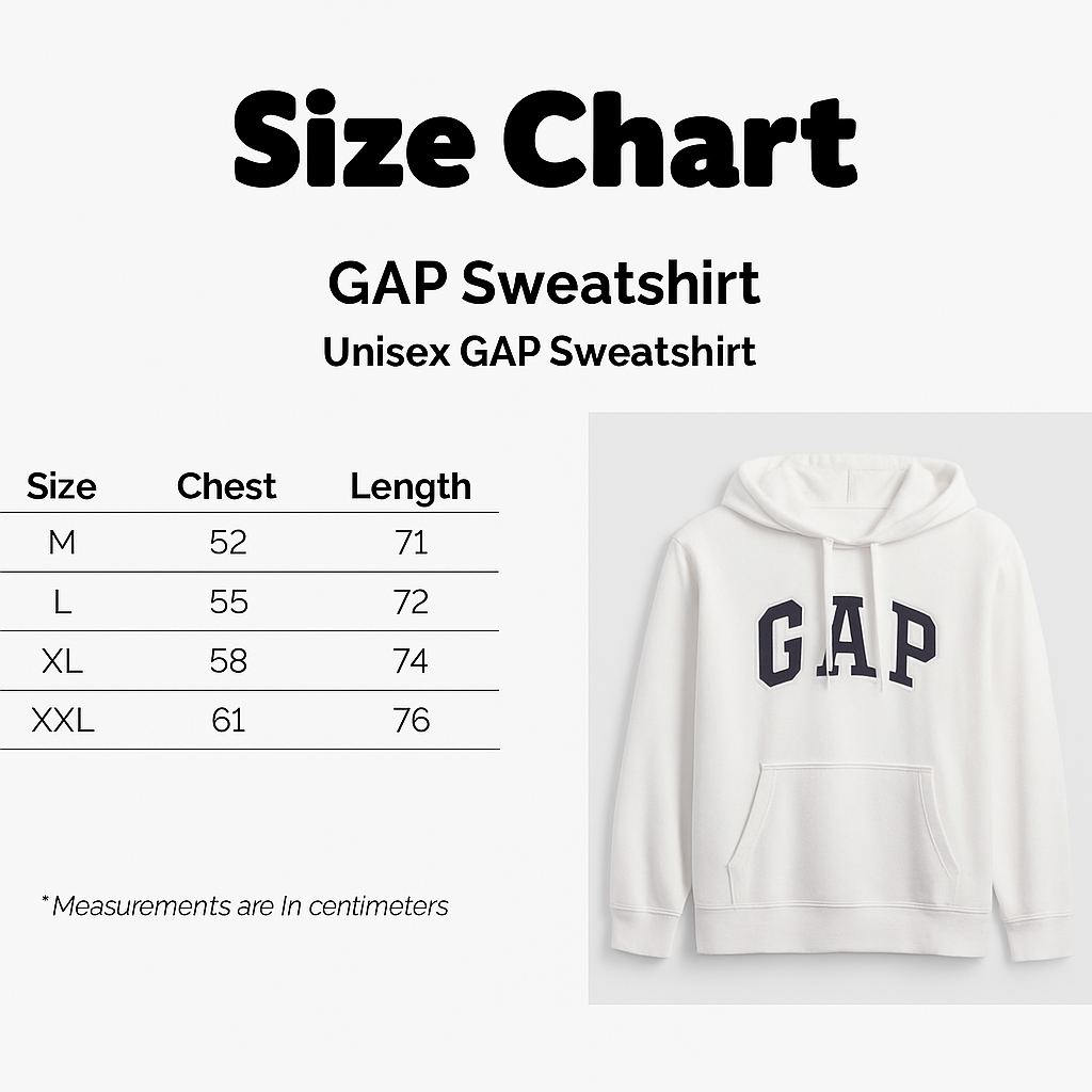 Sweatshirt Gap mirror original regular ( men and women )