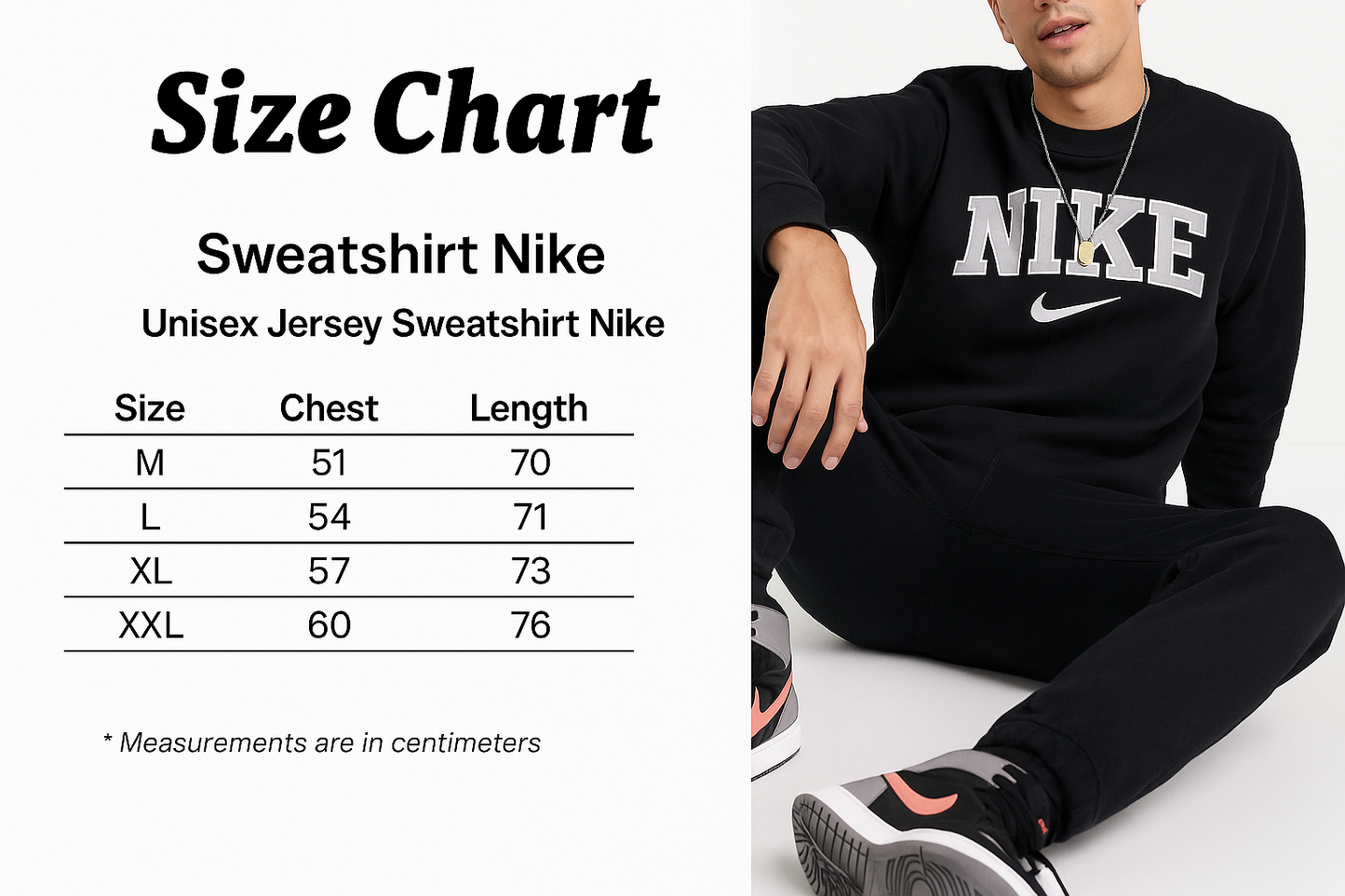 Sweatshirt Nike mirror original regular ( men and women )