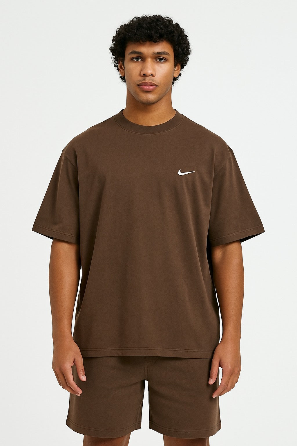 Nike Oversized Mirror T-Shirt – Brown