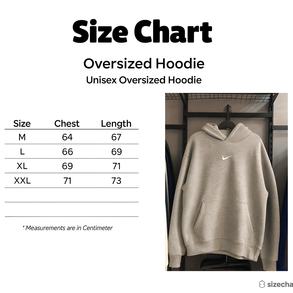 oversized sweatshirt Nike ( men and women )