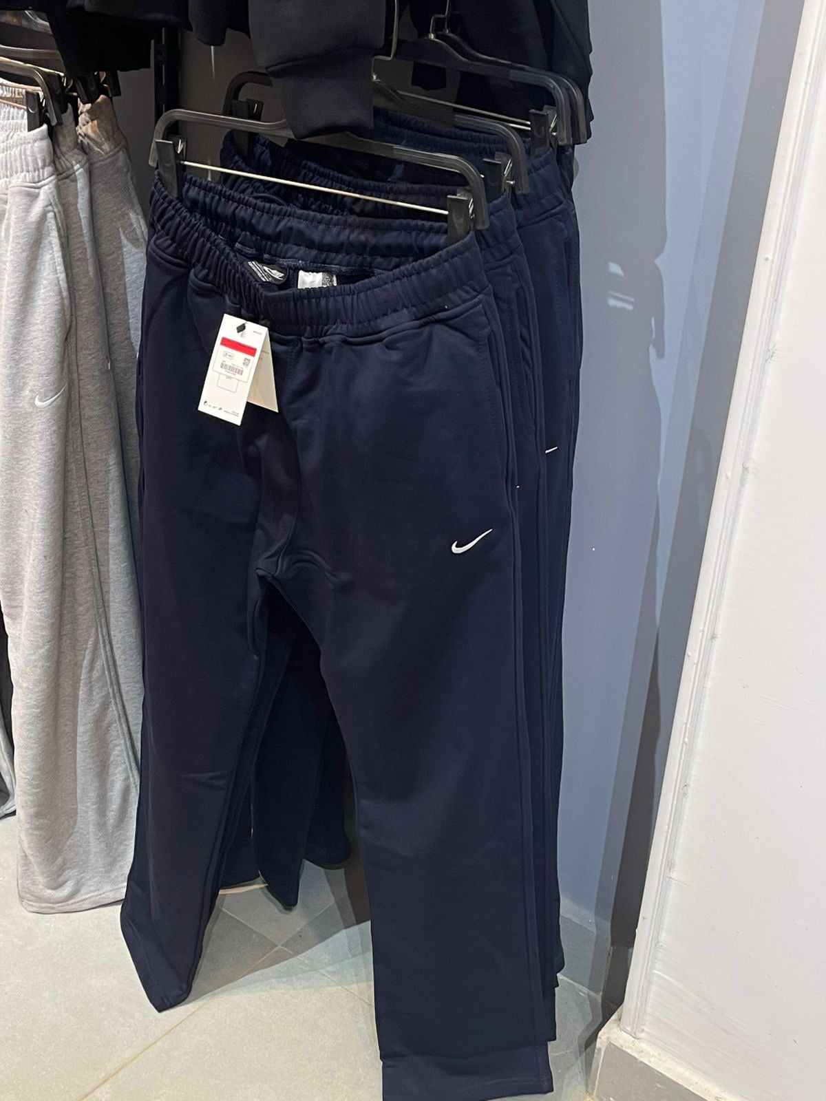 Nike Mirror Wide-Leg Sweatpants – navy Unisex