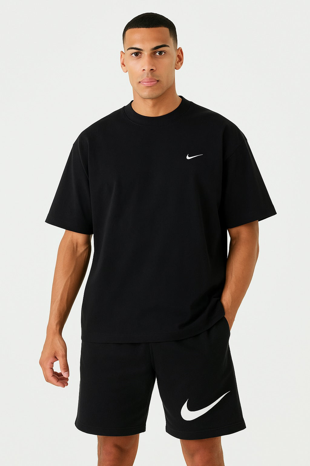 Nike Oversized Mirror T-Shirt – Black