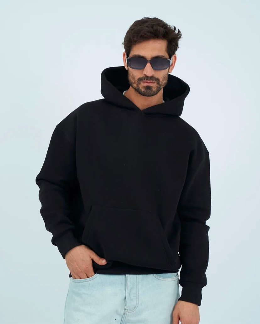 Black Sweatshirt Oversized