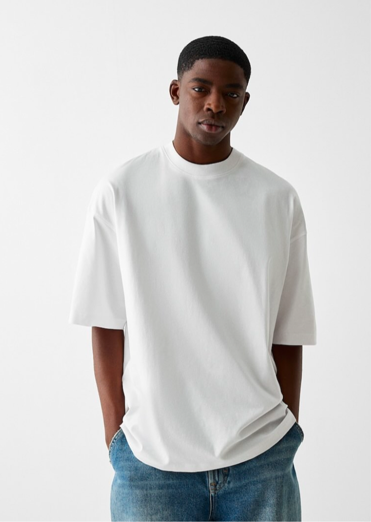 Zara Oversized T-Shirt – Off-White