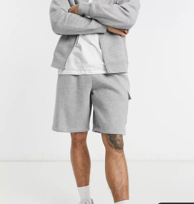 Nike Mirror Cargo Shorts – Regular Fit – Light Gray