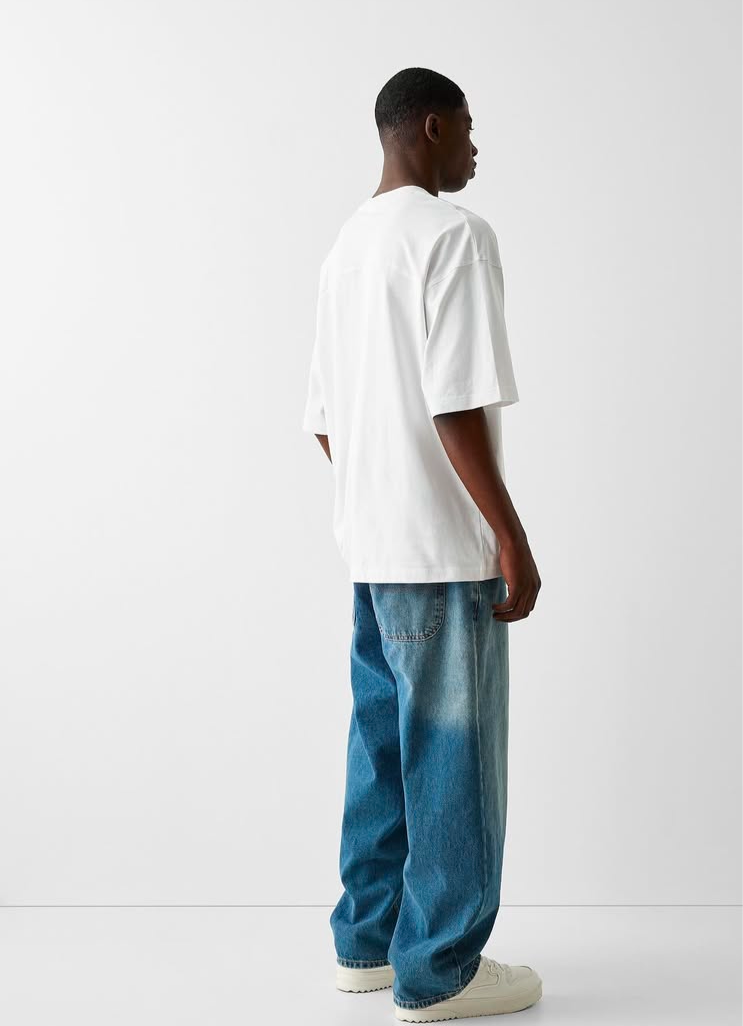 Zara Oversized T-Shirt – Off-White
