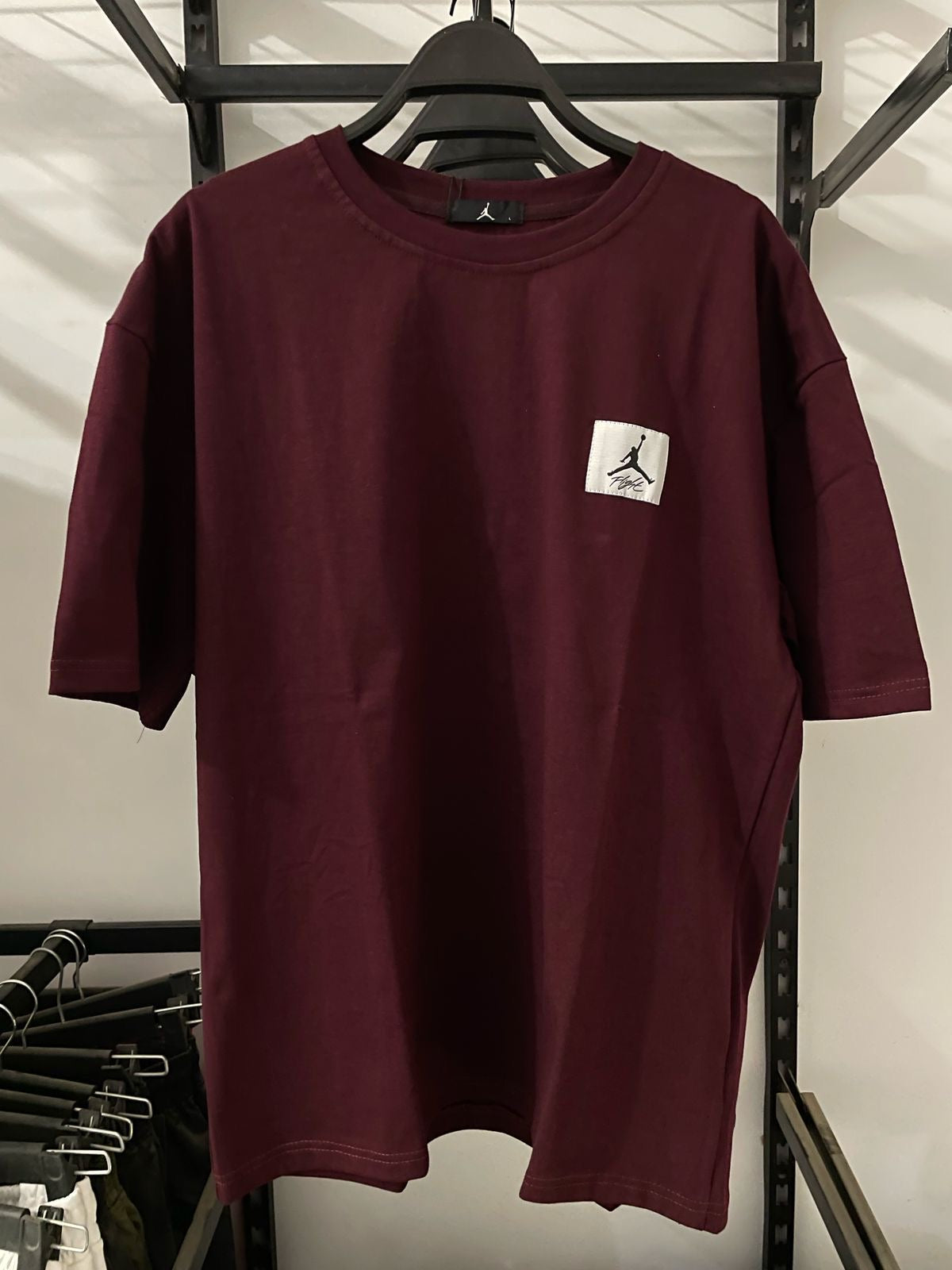 Air Jordan Oversized Mirror T-Shirt – Burgundy