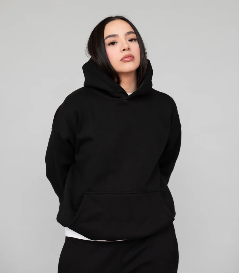 Black Sweatshirt Oversized