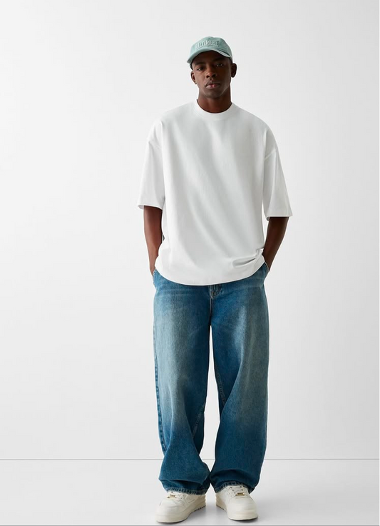 Zara Oversized T-Shirt – Off-White