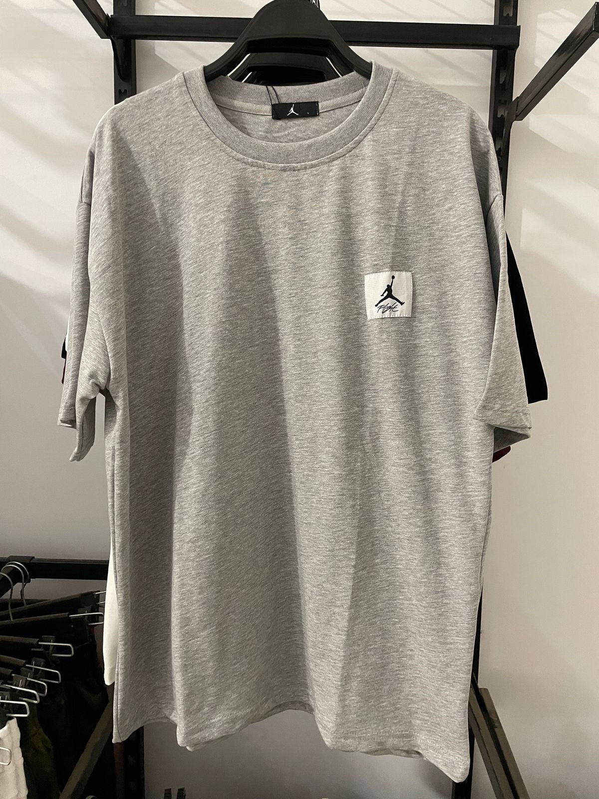 Air Jordan Oversized Mirror T-Shirt – Light Gray