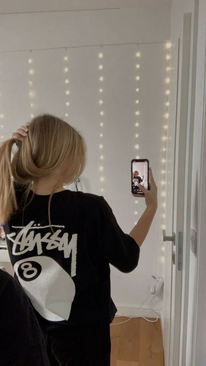 Oversized Mirror T-Shirt unisex – Black or white