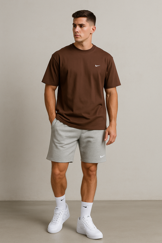 Nike Oversized Mirror T-Shirt – Brown