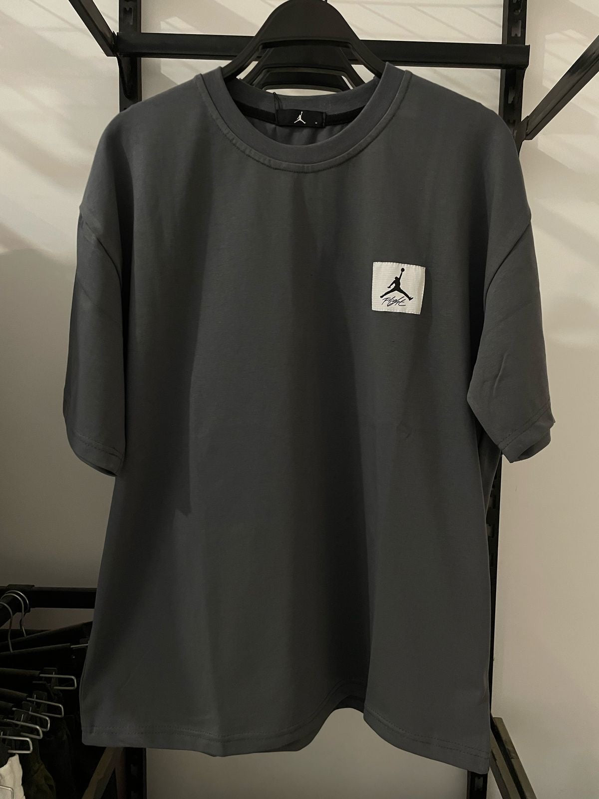 Air Jordan Oversized Mirror T-Shirt – Dark Gray