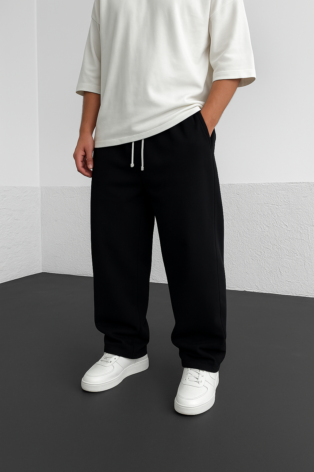 Oversized sweatpants black