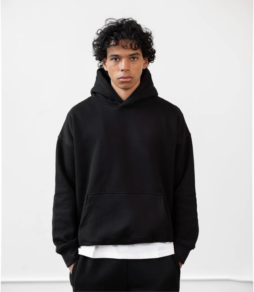 Black Sweatshirt Oversized