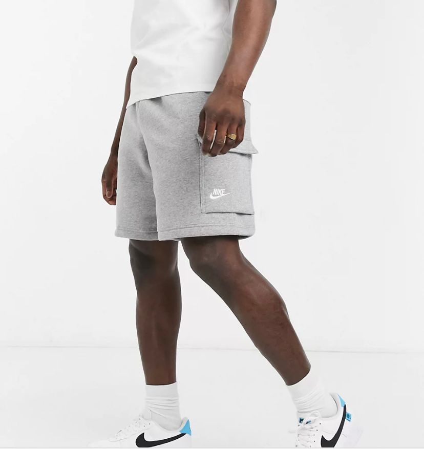 Nike Mirror Cargo Shorts – Regular Fit – Light Gray