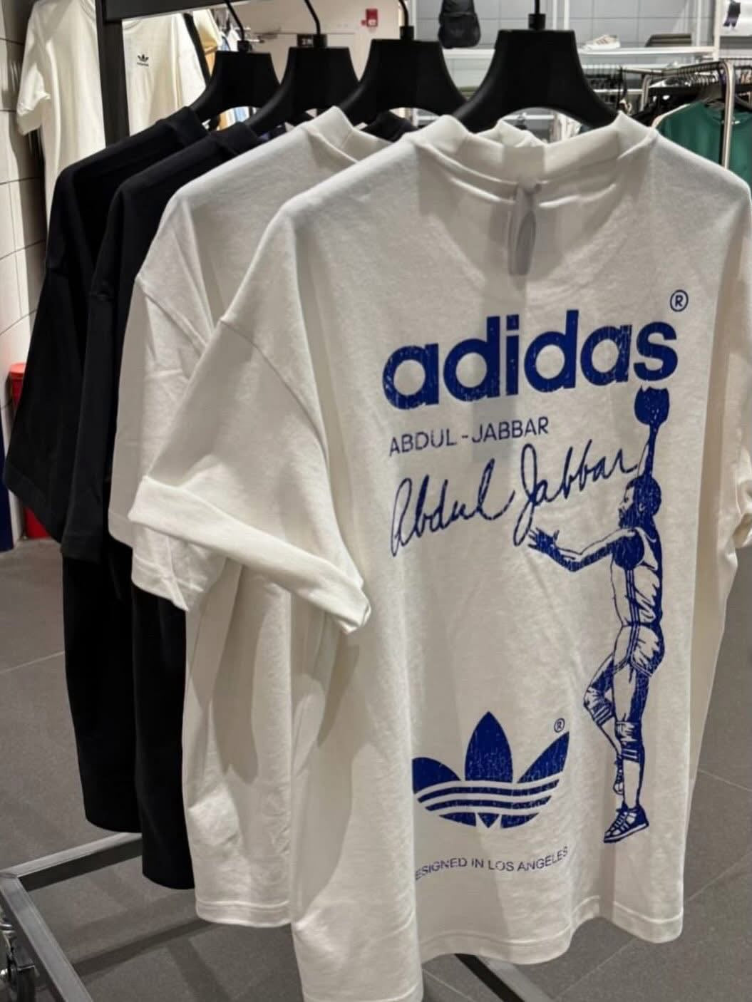 T-shirt Adidas Oversized Mirror – white