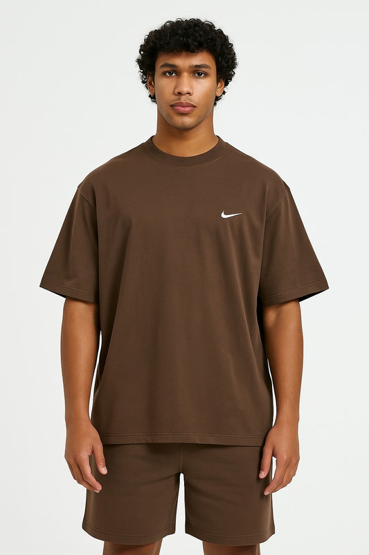 Nike Oversized Mirror T-Shirt – Brown