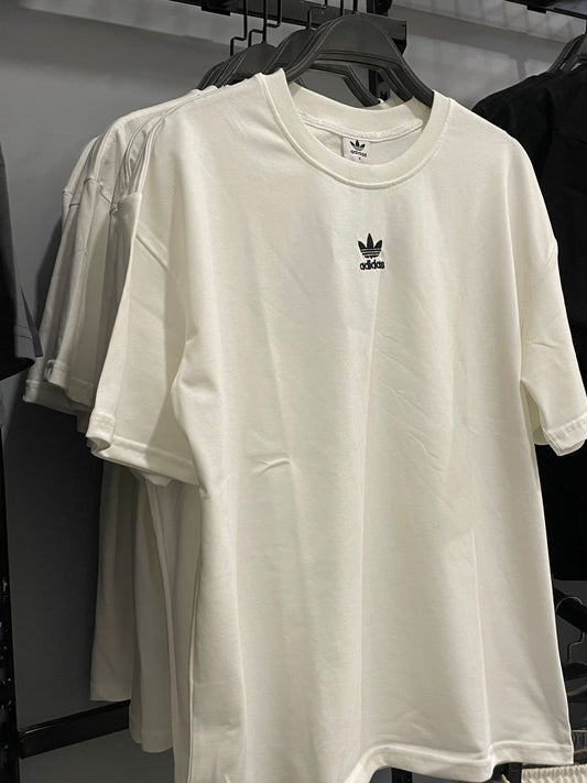 T-shirt Adidas Oversized Mirror – white
