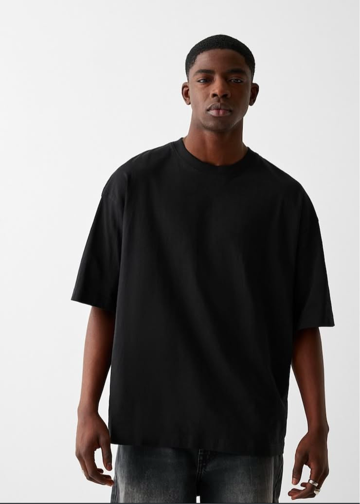 Zara Oversized T-Shirt – Black