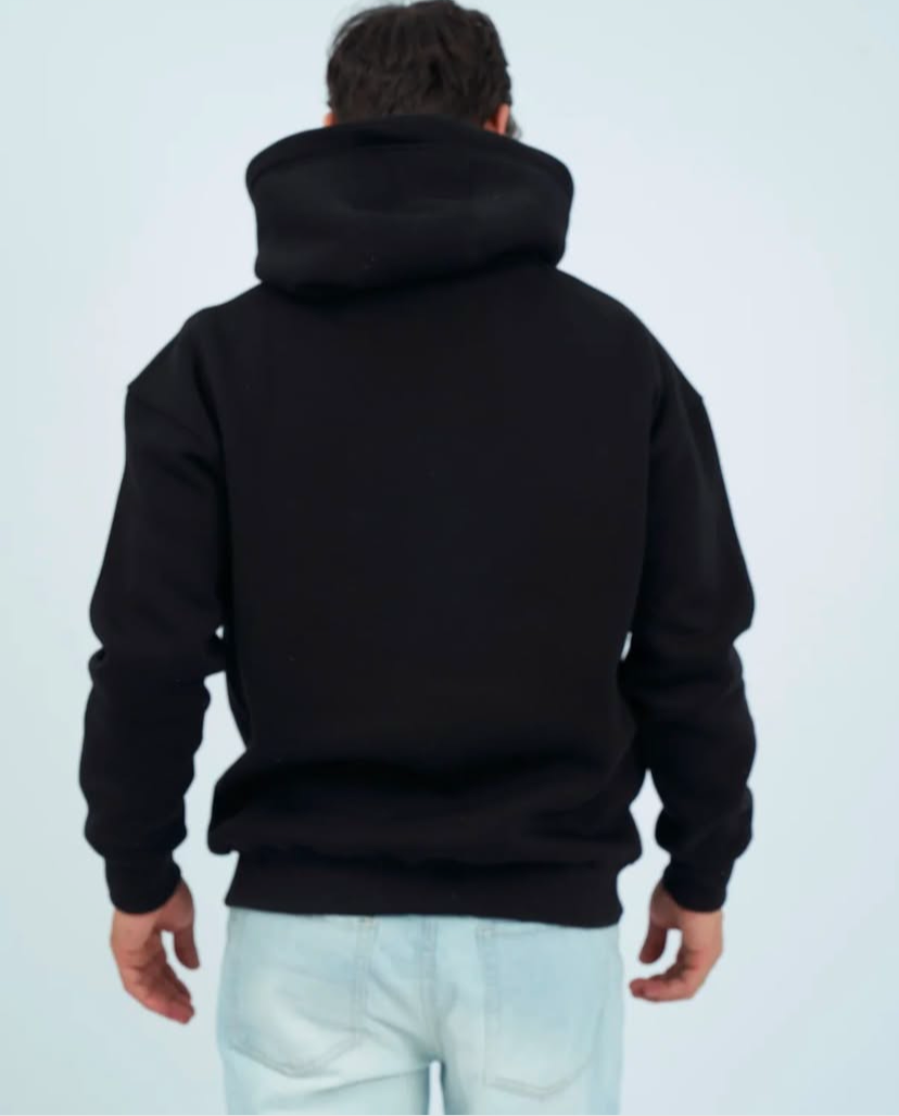 Black Sweatshirt Oversized