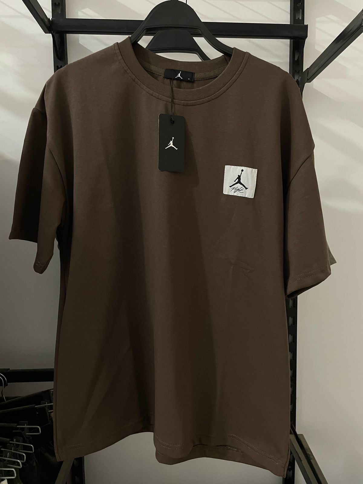 Air Jordan Oversized Mirror T-Shirt – Brown