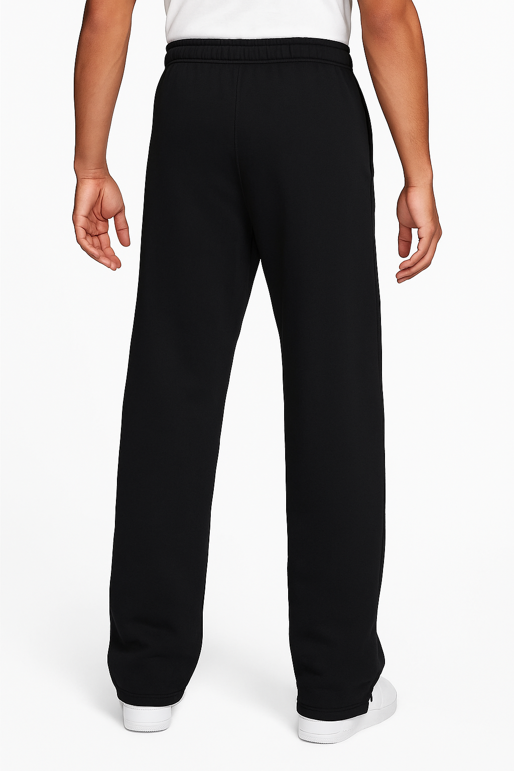 Nike Mirror Wide-Leg Sweatpants – Black