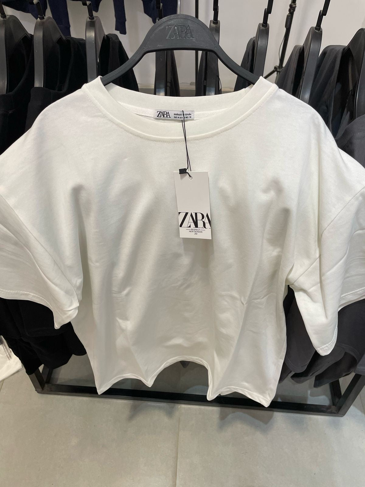 Zara Oversized T-Shirt – Off-White