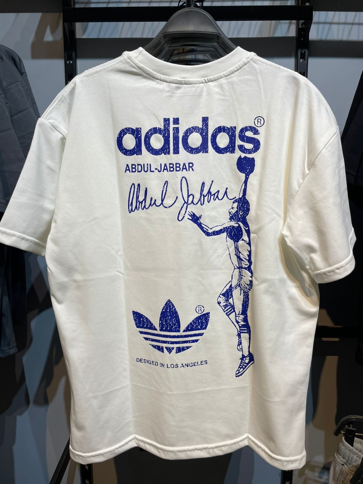 T-shirt Adidas Oversized Mirror – white