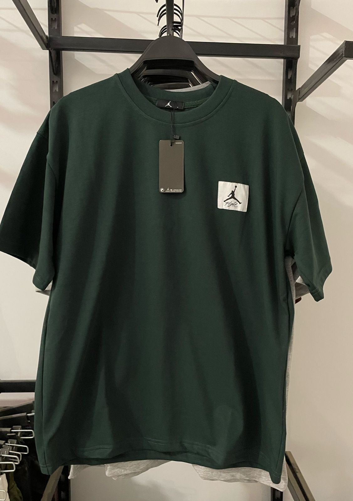 Air Jordan Oversized Mirror T-Shirt – Olive Green