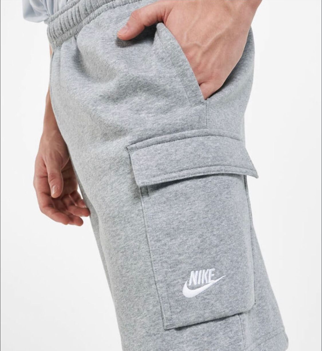 Nike Mirror Cargo Shorts – Regular Fit – Light Gray
