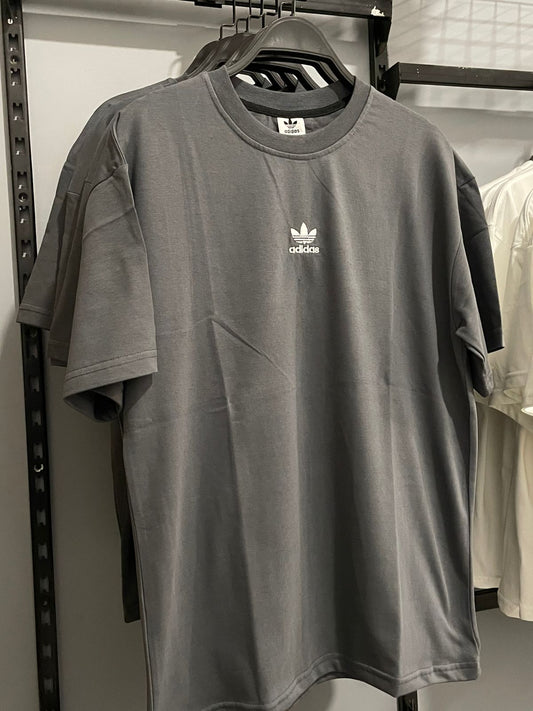 T-shirt Adidas Oversized Mirror – dark gray