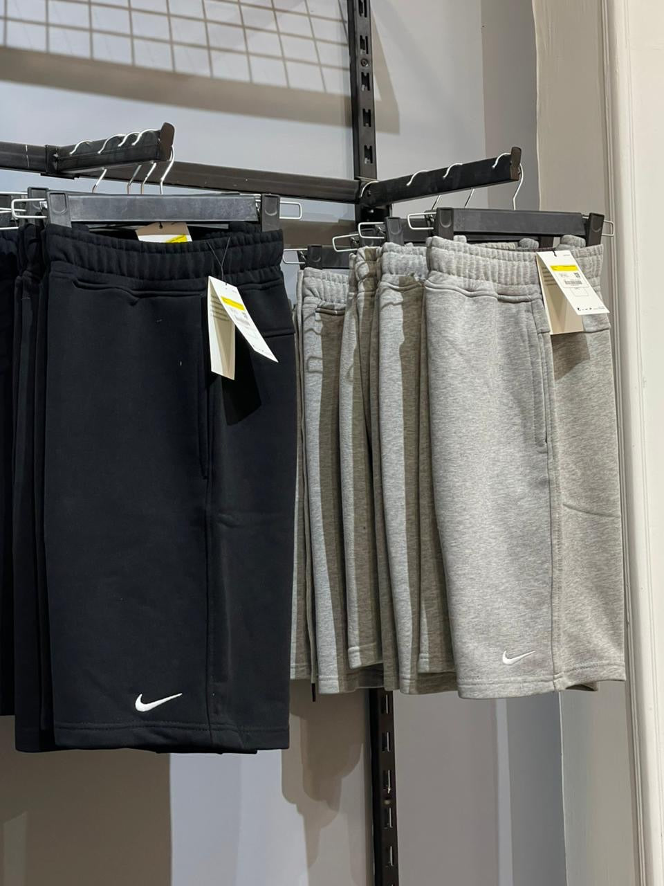 Nike Regular Fit Mirror Shorts – Light Gray