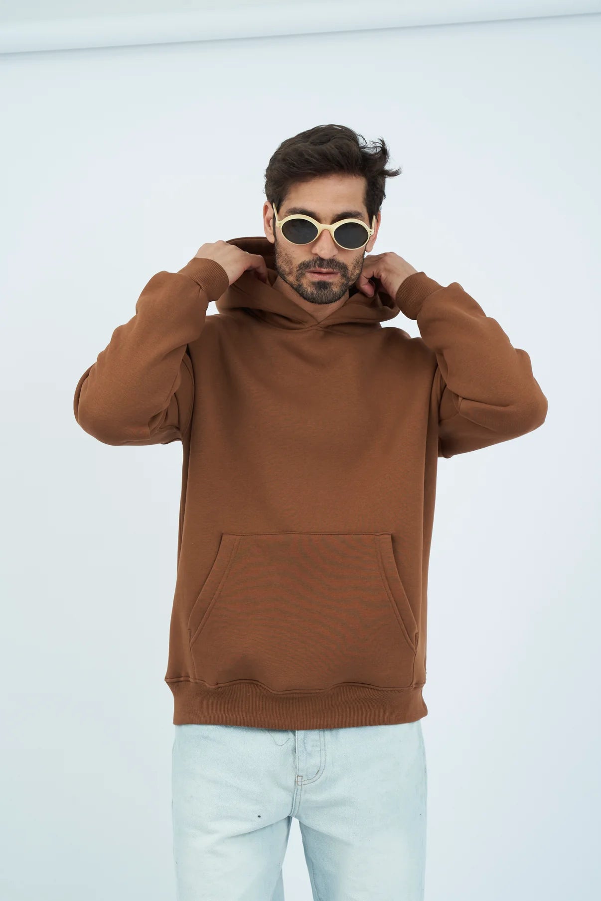 Brown Oversized Sweatshirt